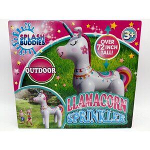 Inflatable Llamacorn Sprinkler 72" Tall For Outdoor Water Fun